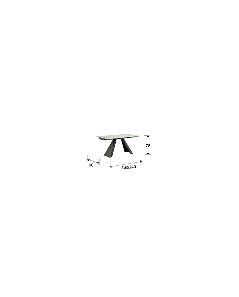 MESA COMEDOR EXT.·ALAI· BLANCA